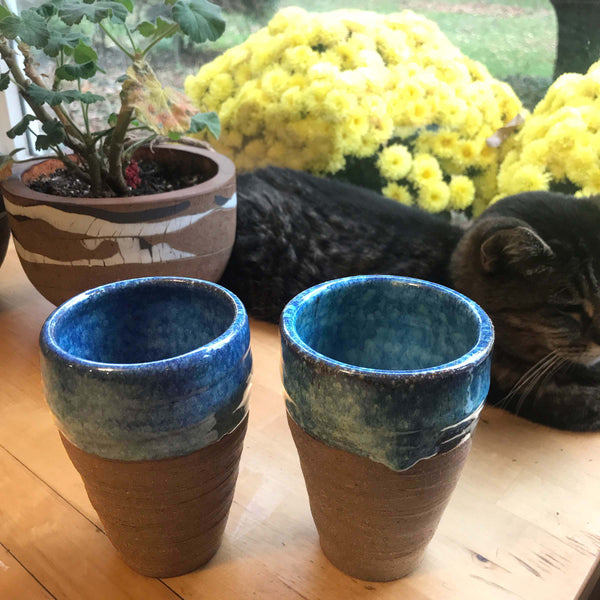 COMFORT CUP in Serena Blue Glaze