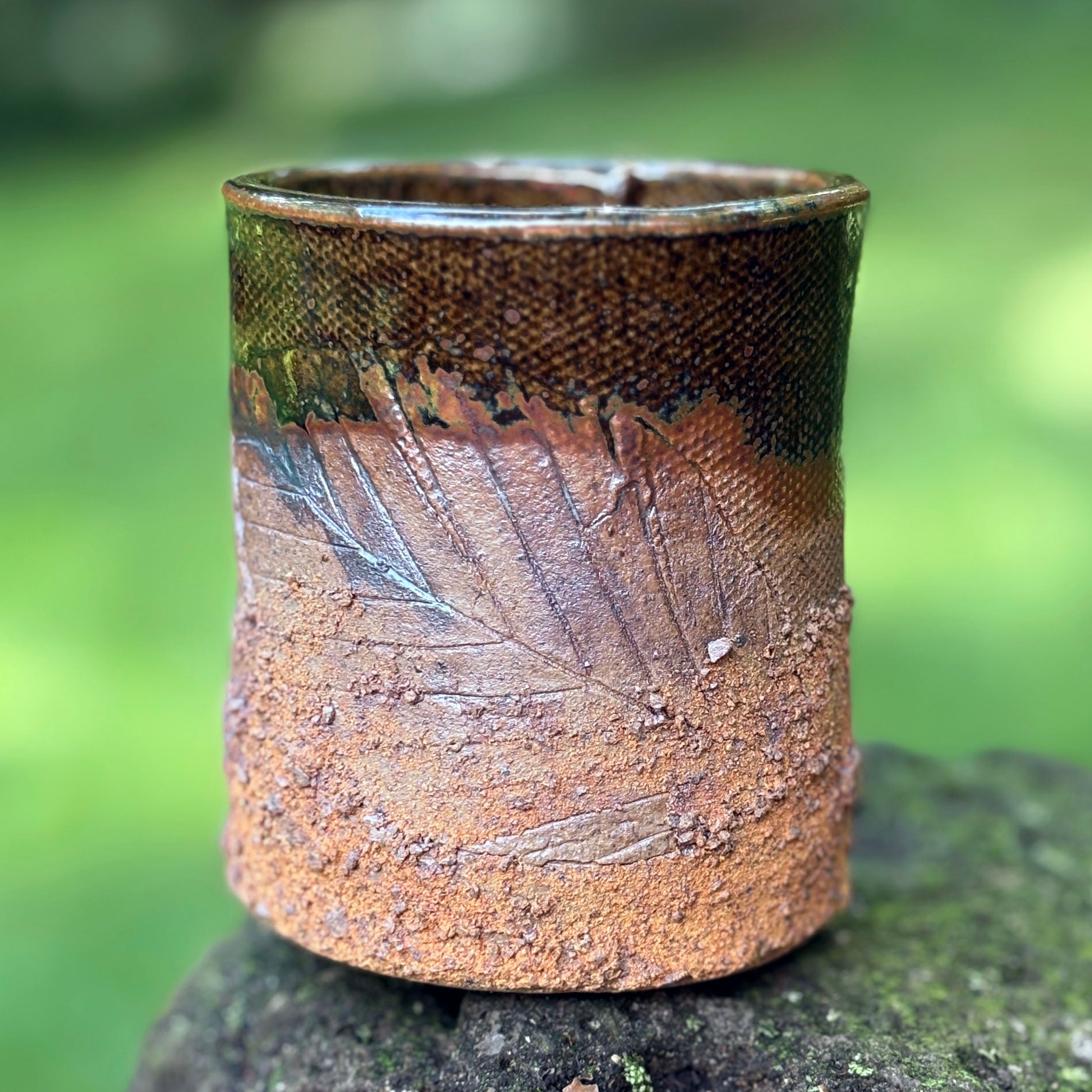 Whiskey Cup in Rich Earth glaze (#1)