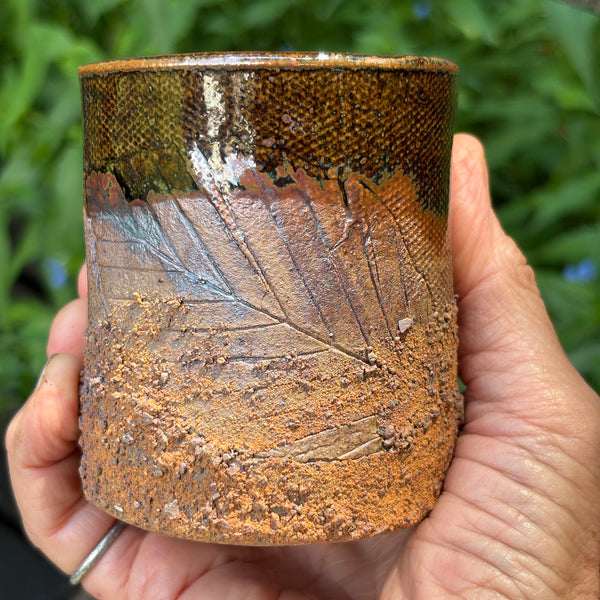 Whiskey Cup in Rich Earth glaze (#1)