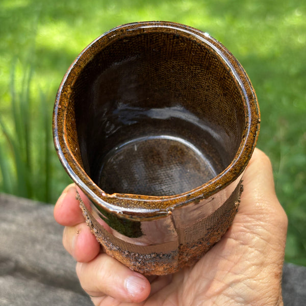 Whiskey Cup in Rich Earth glaze (#1)