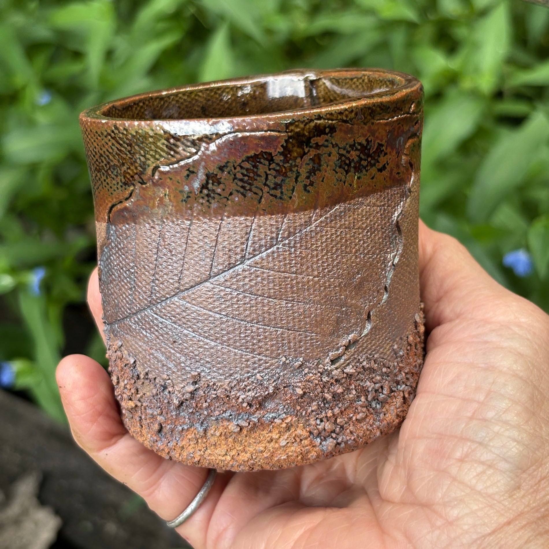 Whiskey Cup in Rich Earth glaze (#2)