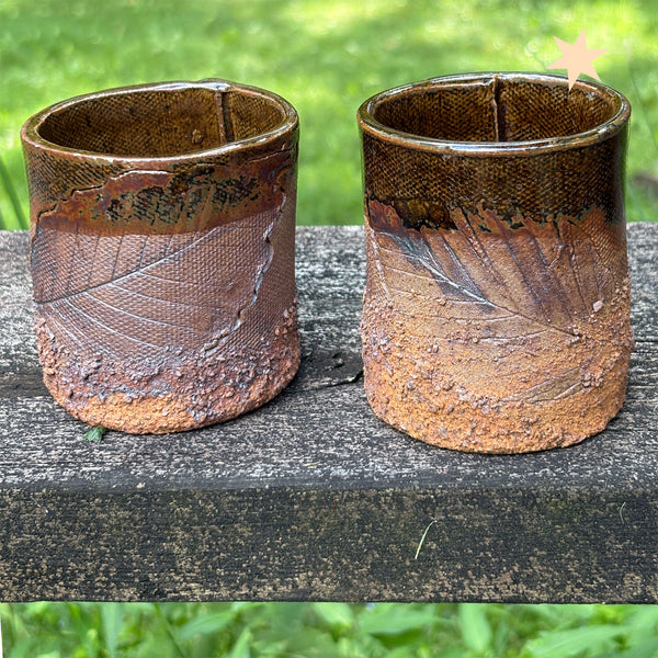 Whiskey Cup in Rich Earth glaze (#1)