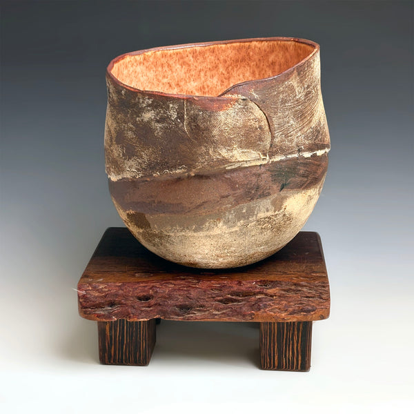 Tall Stoneware Basket (Artist #869)