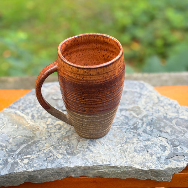 COMFORT CUP  with Handle in Crème Brûlée Glaze