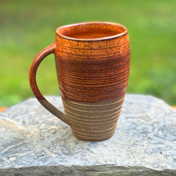 COMFORT CUP  with Handle in Crème Brûlée Glaze