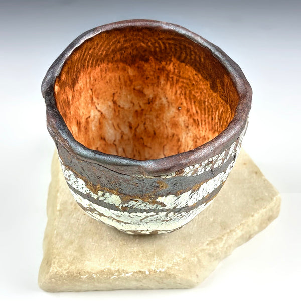 Tall Stoneware Favorite Bowl in Creme Brulee