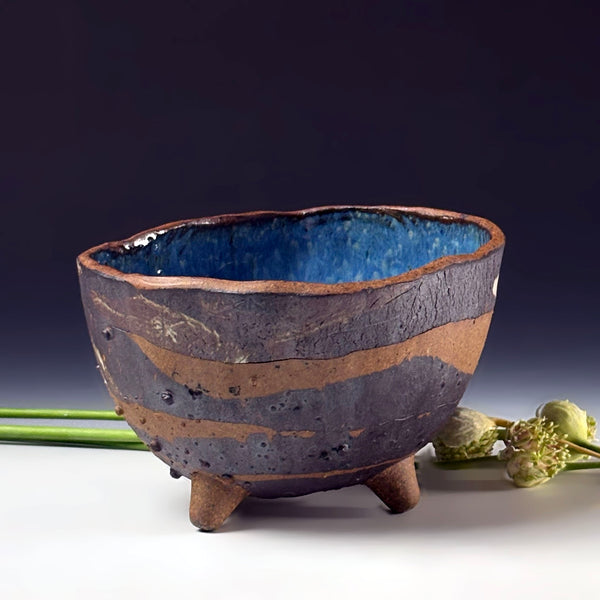 Favorite Bowl in Indigo with 3-Legs