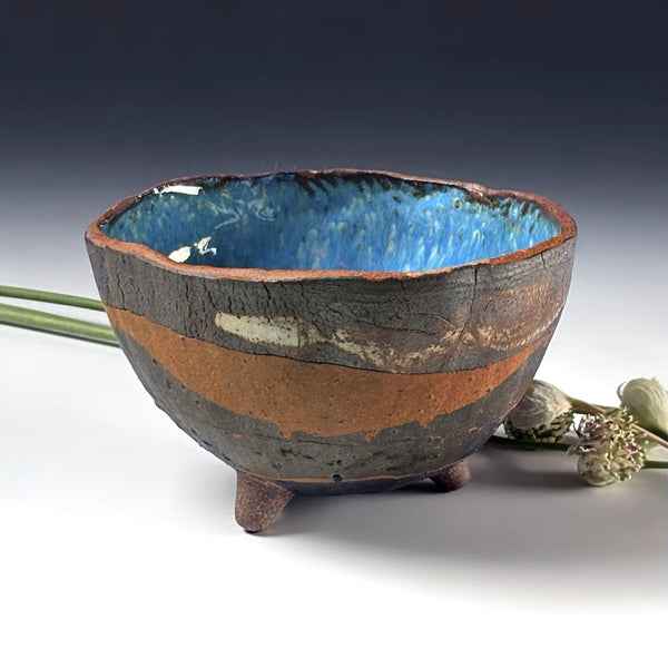 Favorite Bowl in Indigo with 3-Legs