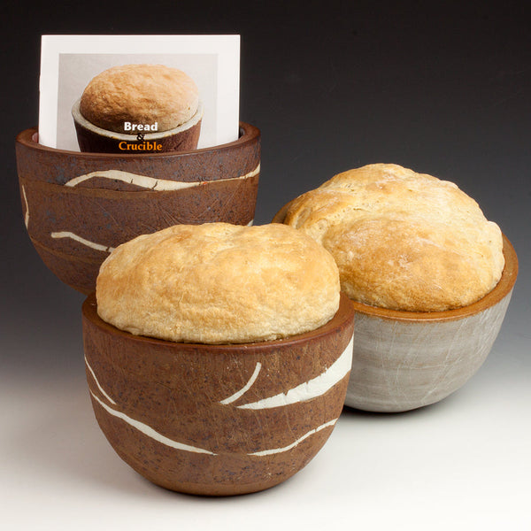 Stoneware Bread CRUCIBLE in Blue Salt (preorder)