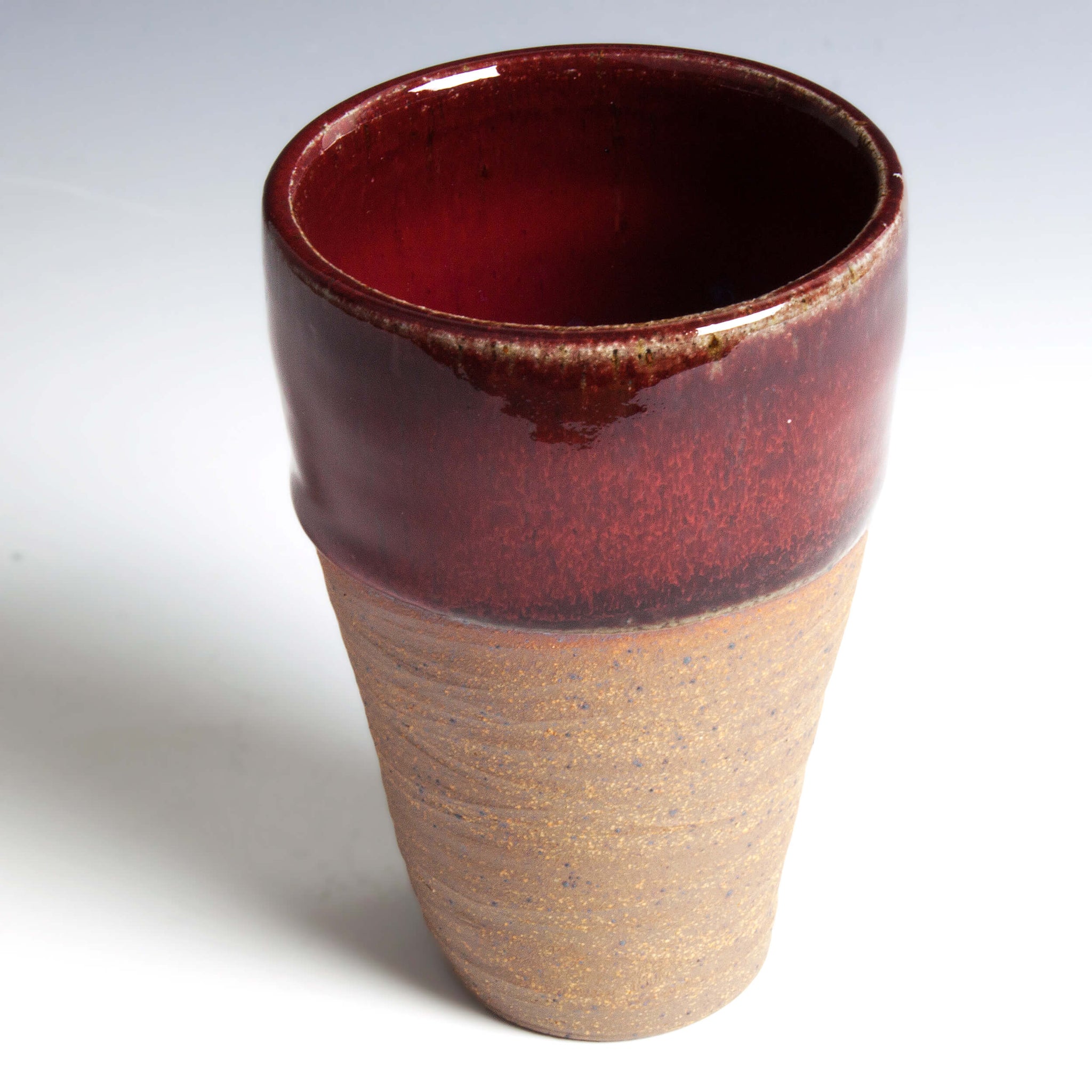 COMFORT CUP in Ruby Red Glaze