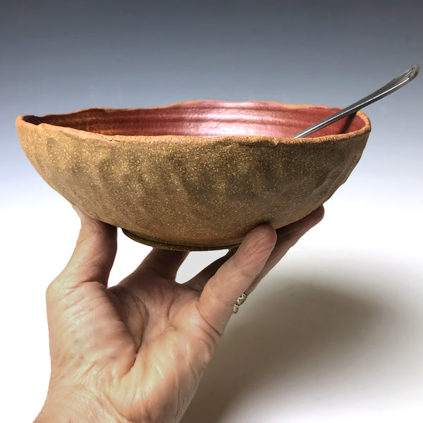 SHELL BOWL in Creme Brulee Glaze