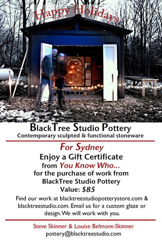 BlackTree Studio Pottery Gift Card